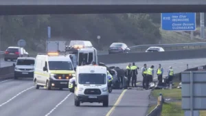 Accident on M50 Today - Man and Woman in Their 80s Seriously Injured in Single-Vehicle Crash